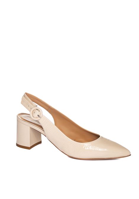 Milk 1602 leather pump FRANCO RUSSO | 1602NAPLAK-MILK